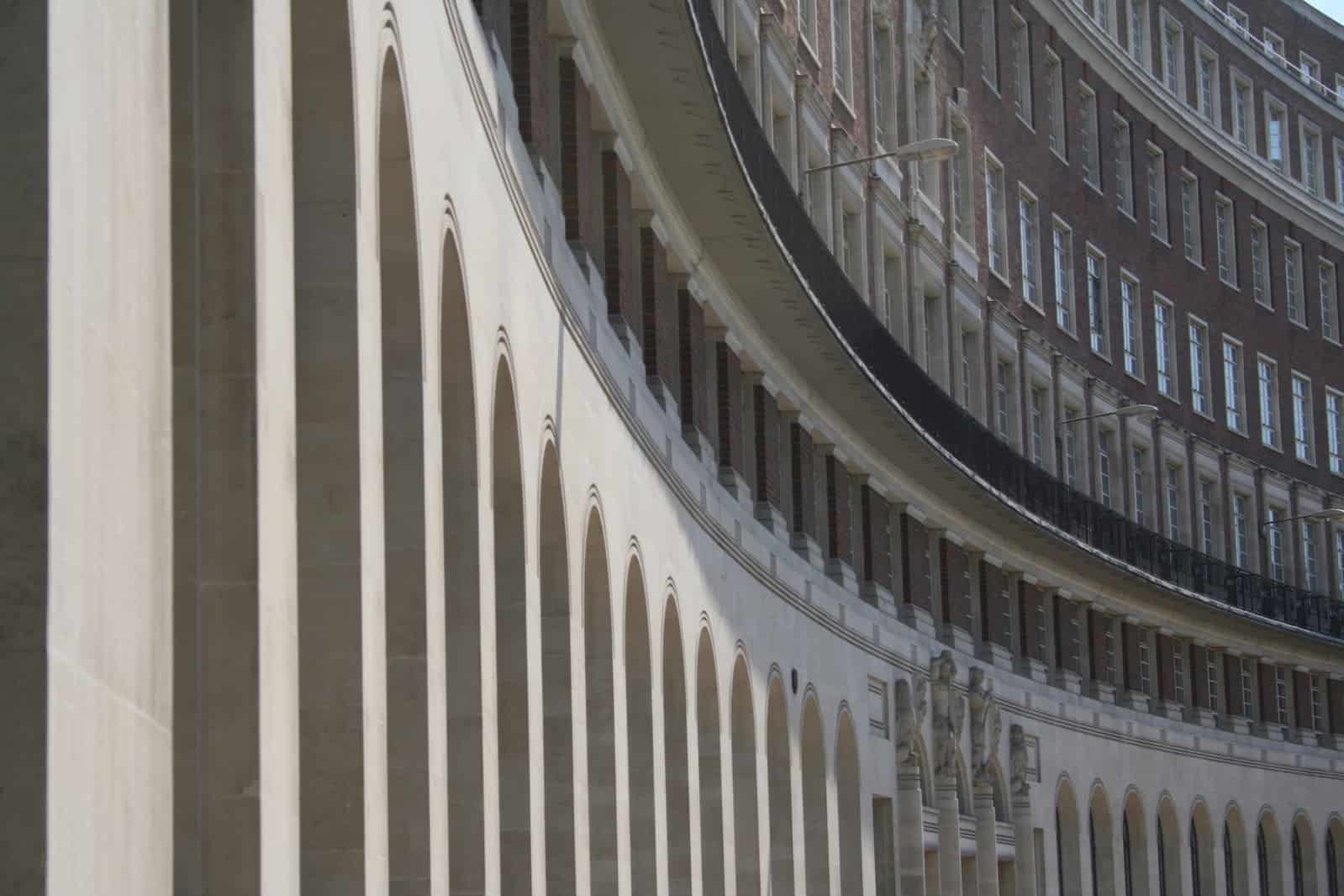 a large commercial real estate building