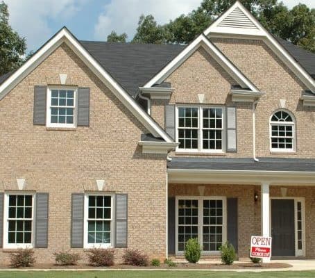 rendering of a new, two-story, single-family home included in an Excel pro forma