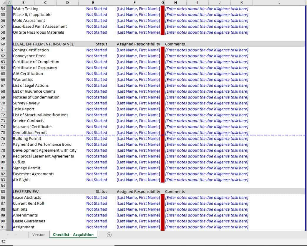 Real Estate Development Checklist Tool Adventures in CRE