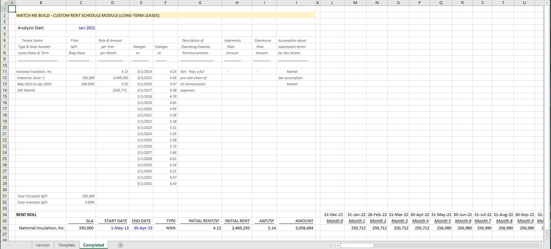 Watch Me Build a Rent Schedule in Both Excel and Using AI