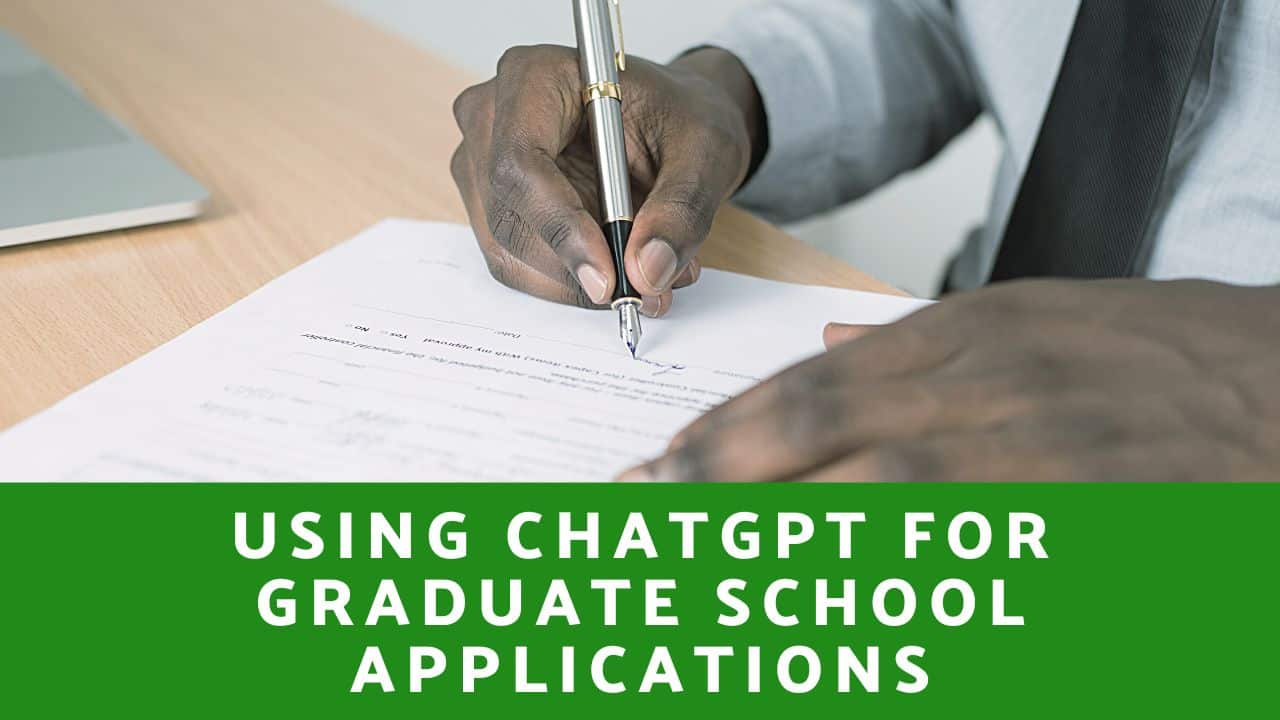Using ChatGPT for Graduate School Applications - A.CRE