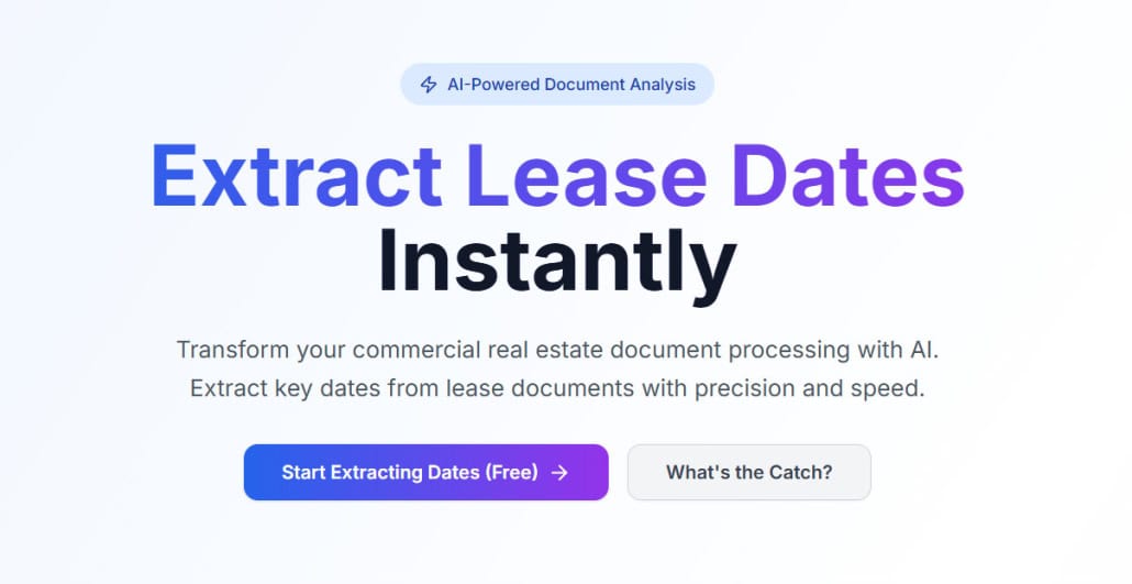 Lease Date Extraction Tool
