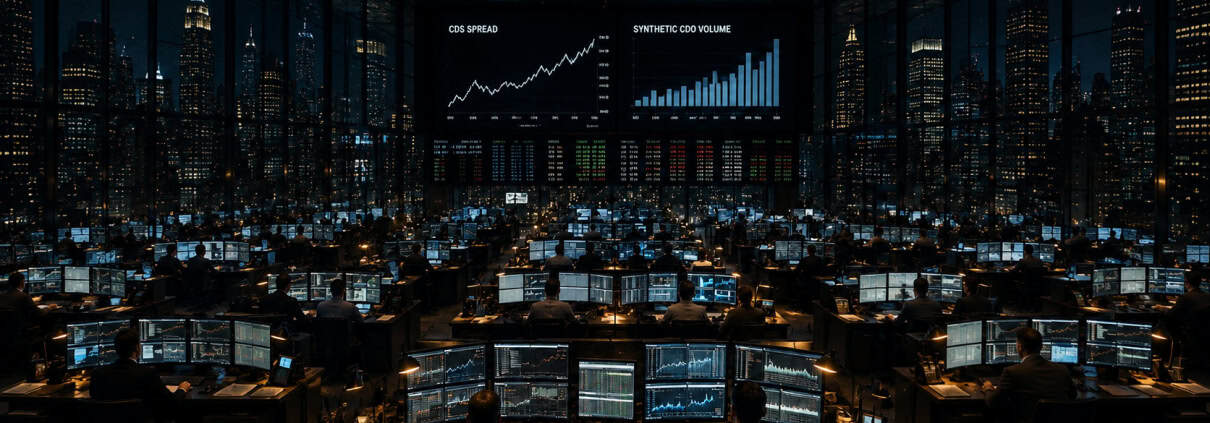 A guaranty on somebody else's building as the commercial real estate analogy for selling credit default swap protection.